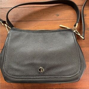 Kate Spade Black Leather Shoulder Bag